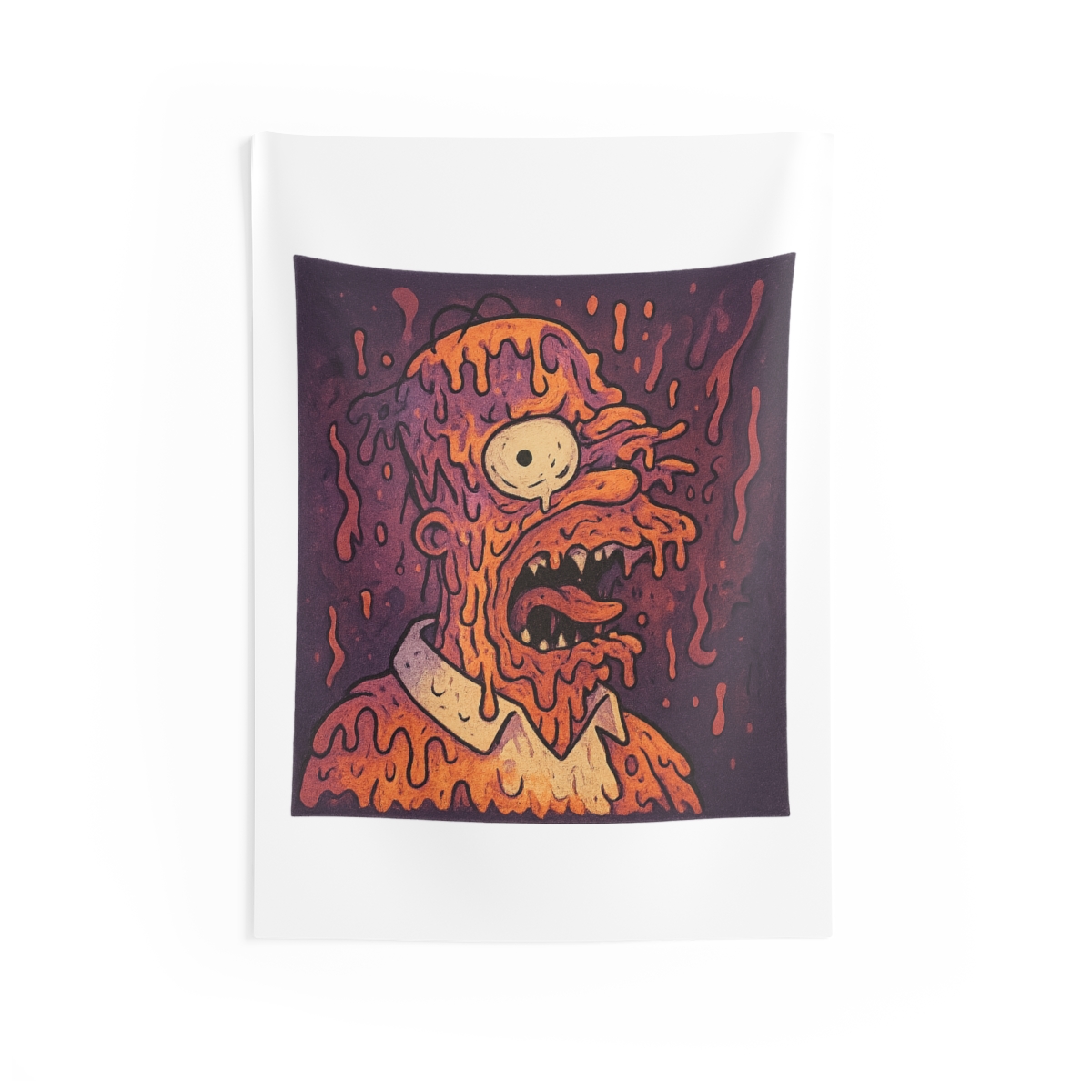 Melting Homer Iconic Simpsons Tapestry