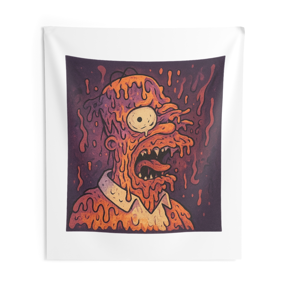 Melting Homer Iconic Simpsons Tapestry - Official Accessories merchandise