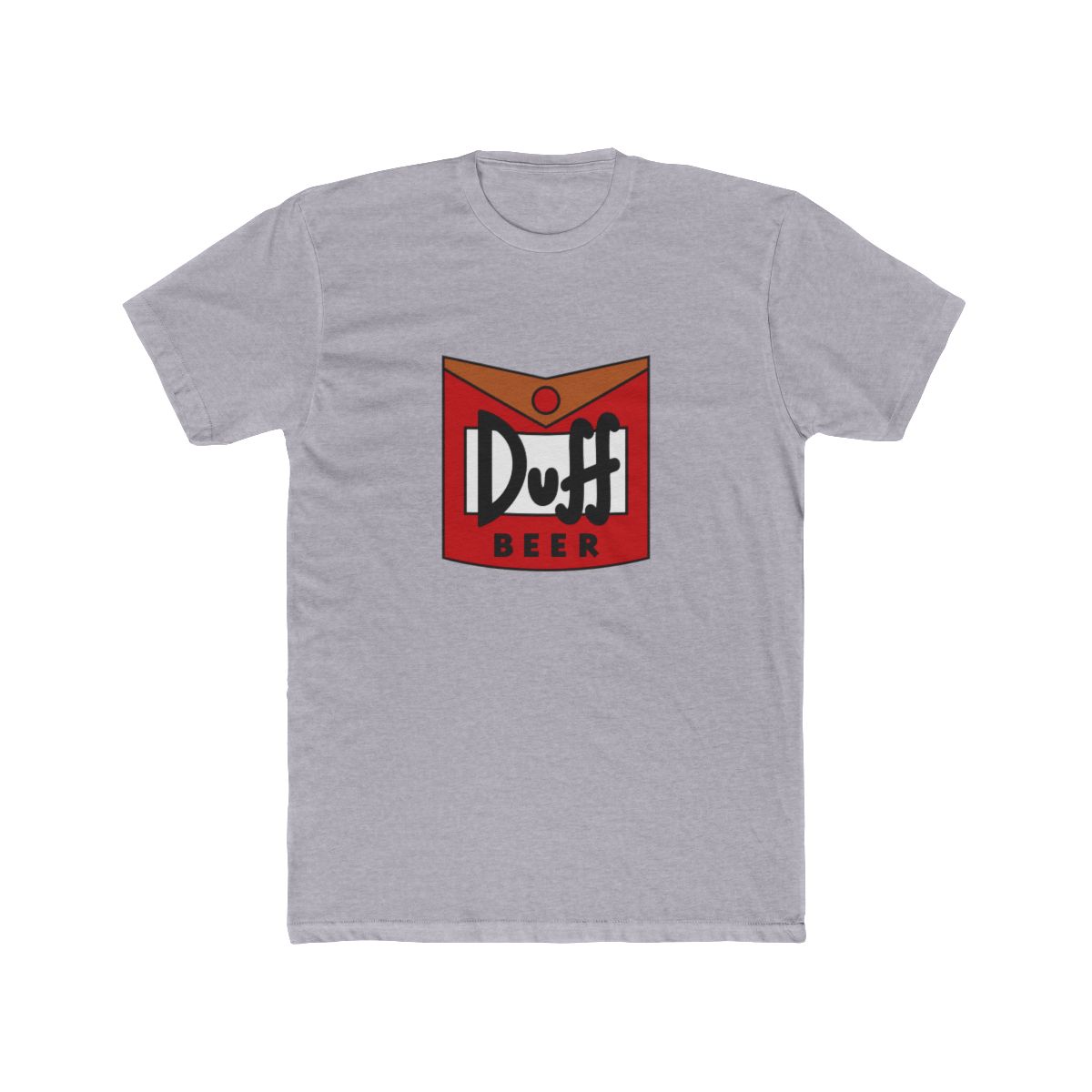 The Simpsons Duff Beer - Family Duff Beer in can cute product stamp T Shirt - alternate angle 5, merchandise