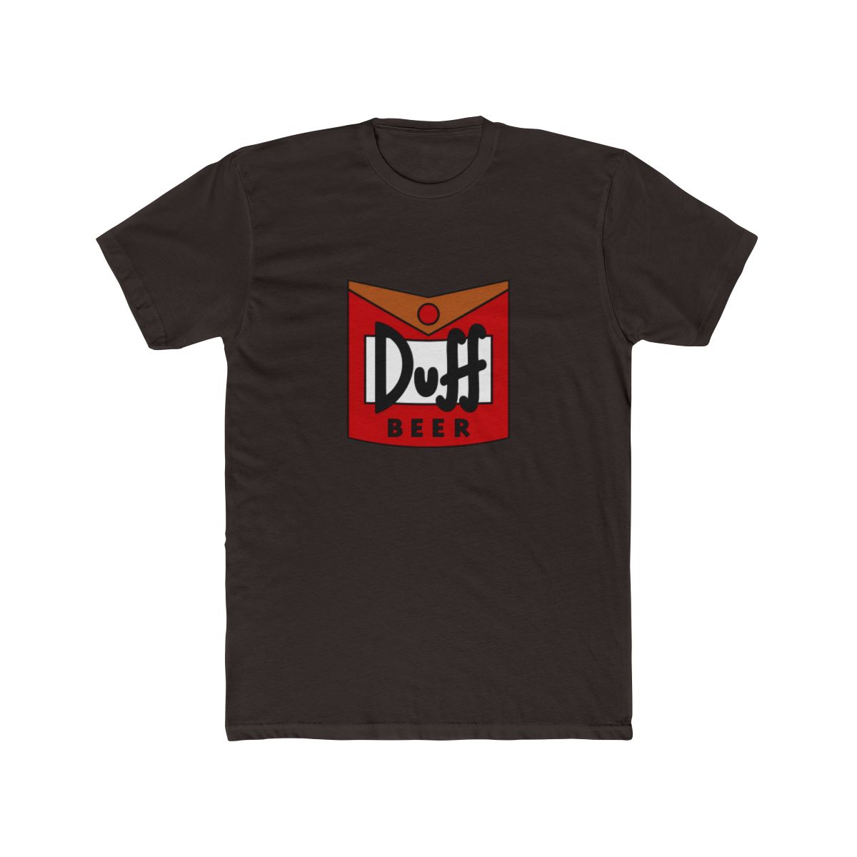 The Simpsons Duff Beer - Family Duff Beer in can cute product stamp T Shirt - alternate angle 3, merchandise