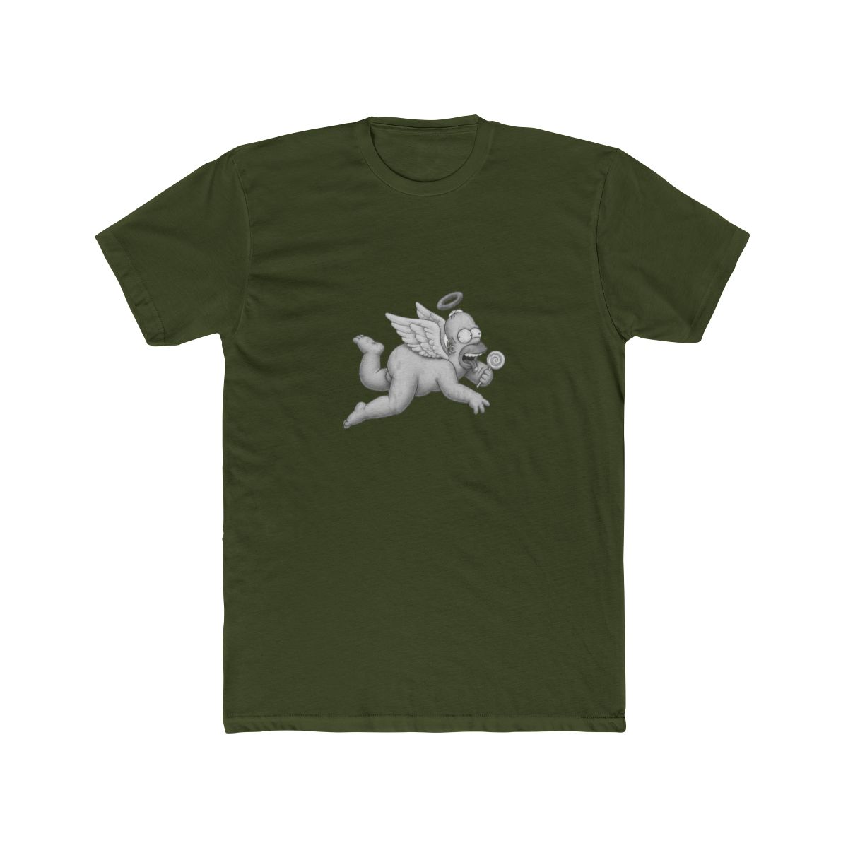 The Simpsons Cherub Homer Big & Tall T Shirt - alternate angle 4, merchandise