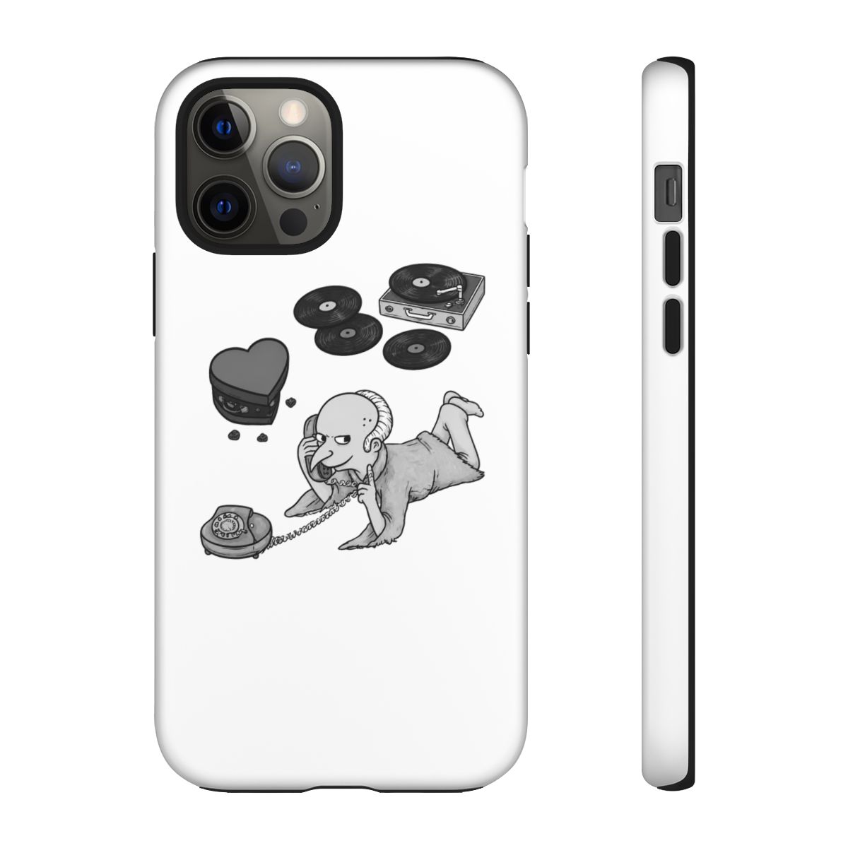 Girliepop Mr Burns Iphone Case - alternate angle 2, merchandise
