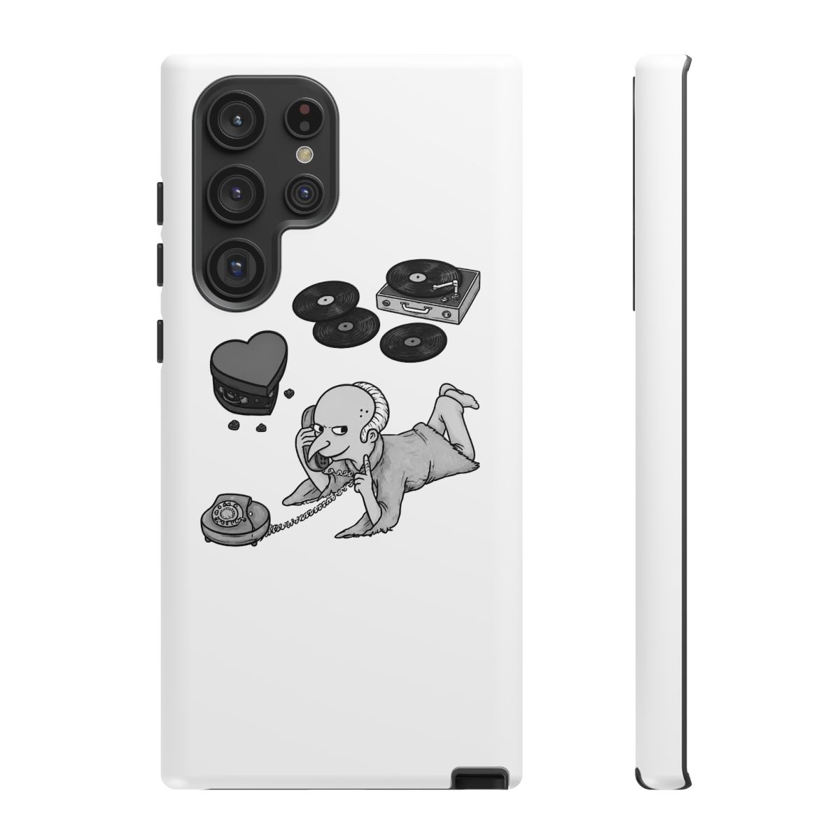 Girliepop Mr Burns Iphone Case - alternate angle 3, merchandise