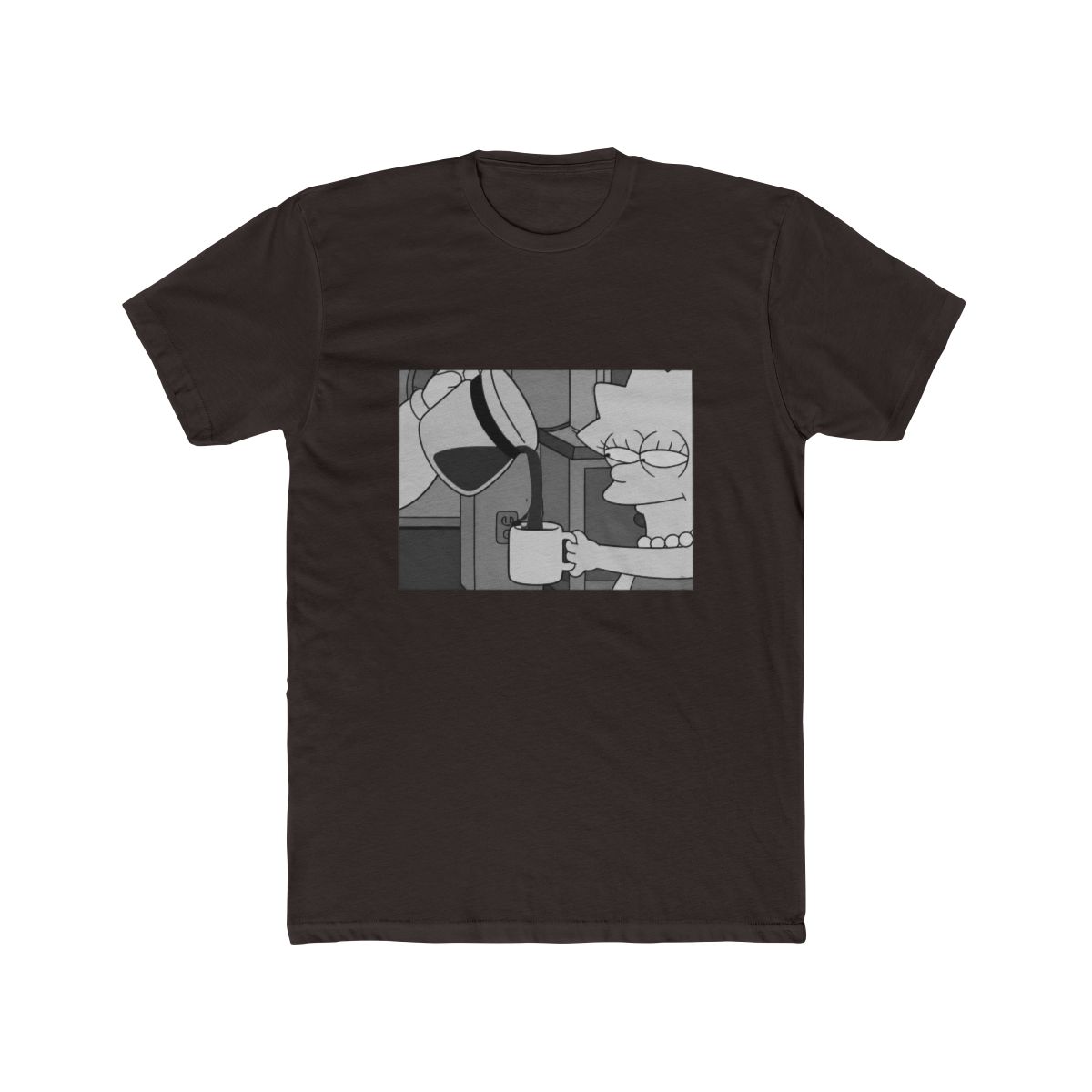 The Simpsons Lisa Coffee T Shirt - alternate angle 4, merchandise