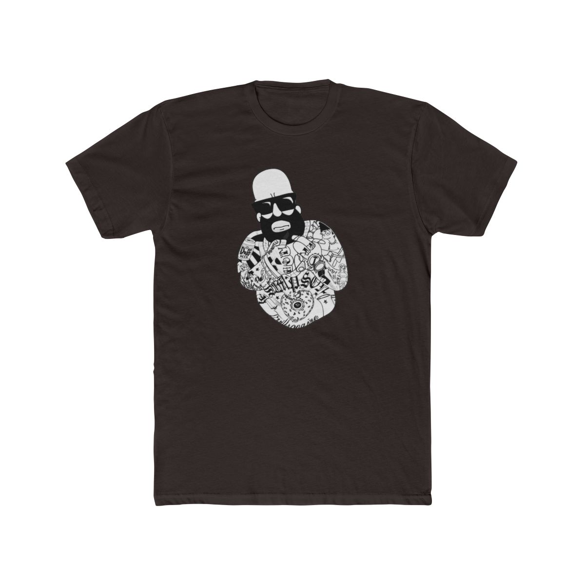 Homer Simpson Tattooed - Mastermind Merch T Shirt - Medium - The Simpsons - alternate angle 3, merchandise