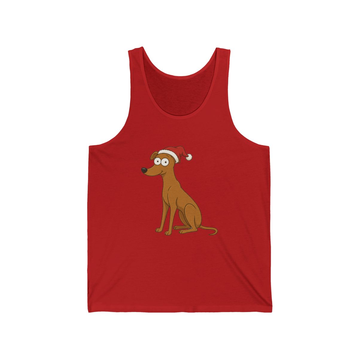 Simpson Christmas Card Tank Top - alternate angle 3, merchandise