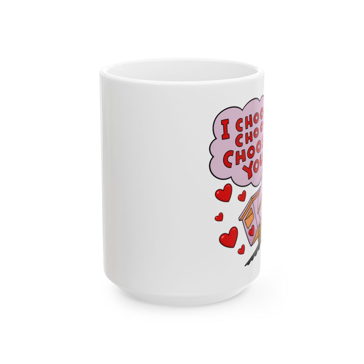 Funny Mugs Design Ceramic Mug - Hilarious Coffee Lover Gift - alternate angle 2, merchandise