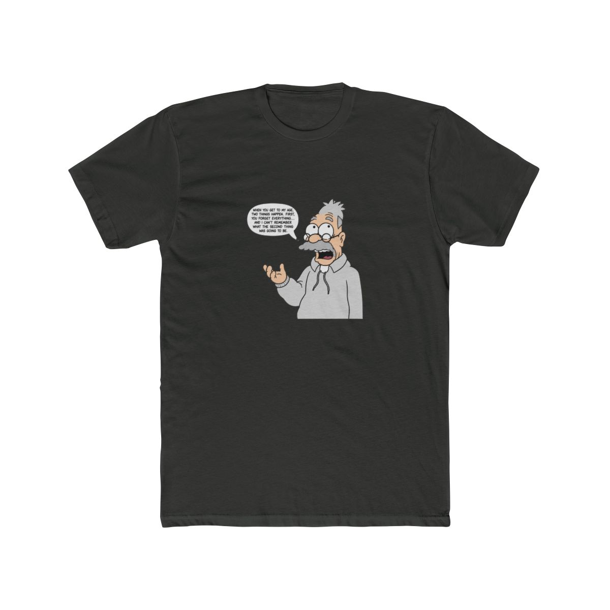The Simpsons Forever Grandpa T Shirt - alternate angle 3, merchandise