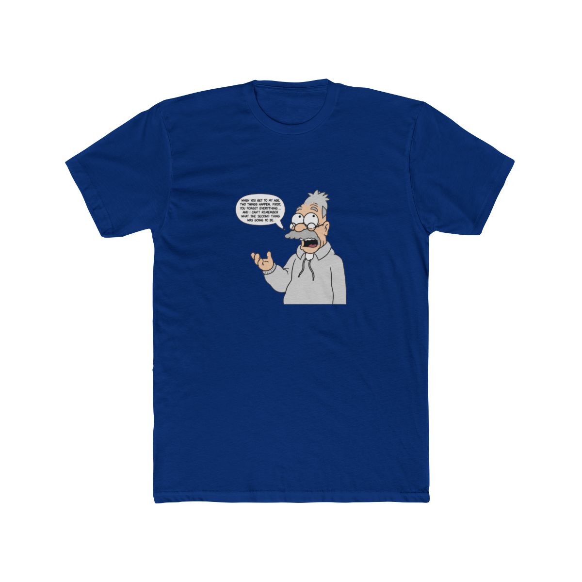 The Simpsons Forever Grandpa T Shirt - alternate angle 4, merchandise