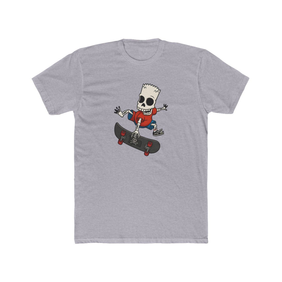 The Simpsons Bartskeleton Skates T Shirt