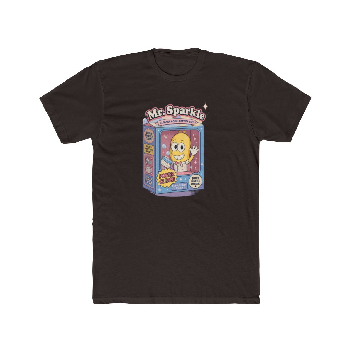 The Simpsons Mr. Sparkle Box Straight Fit T Shirt - alternate angle 5, merchandise