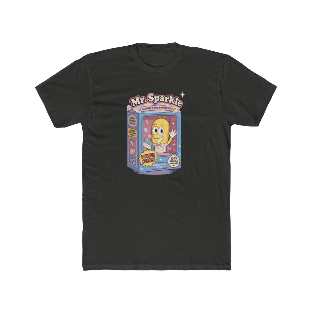 The Simpsons Mr. Sparkle Box Straight Fit T Shirt - Official T-Shirts merchandise