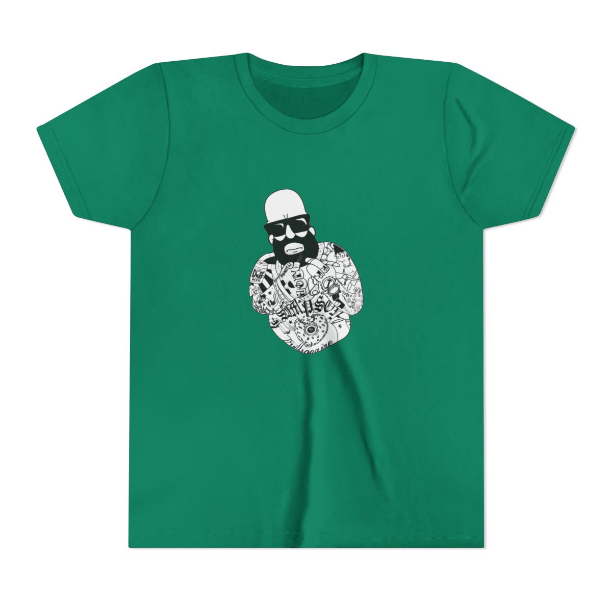 Homer Simpson Tattooed - Mastermind Merch T Shirt - Medium - The Simpsons - alternate angle 4, merchandise