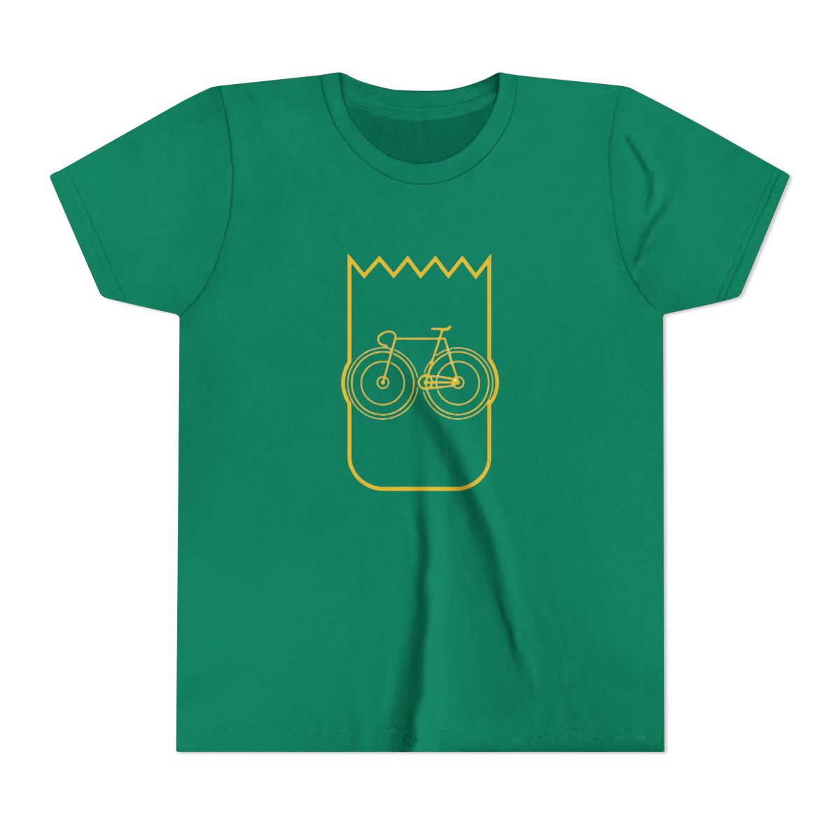 The Simpsons Bart Cycle Kids T Shirt - alternate angle 2, merchandise