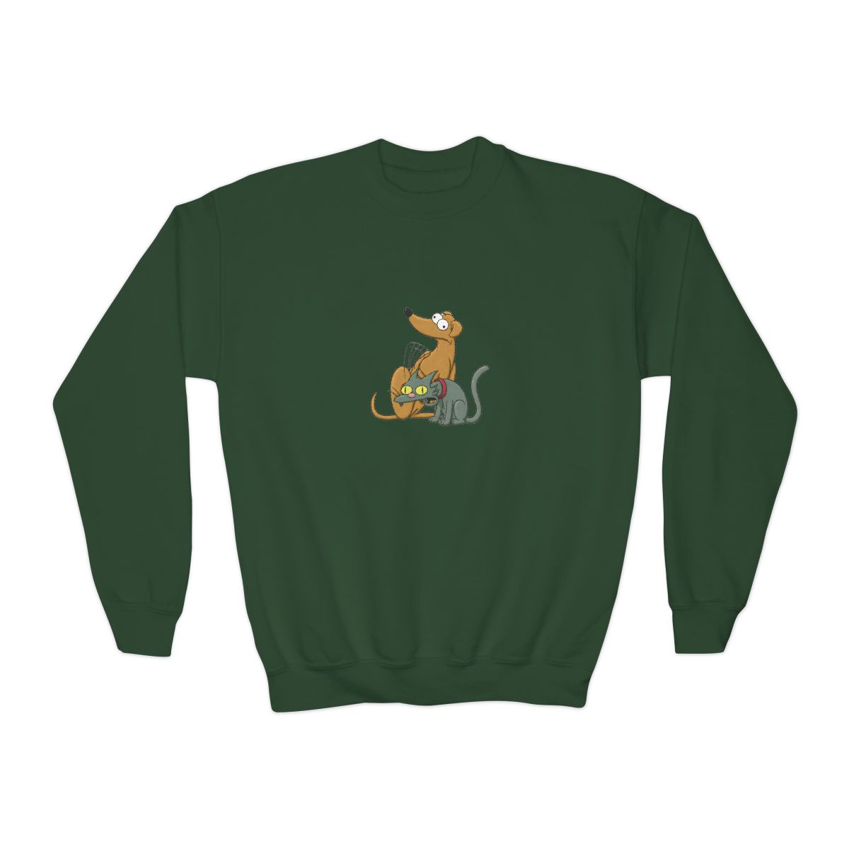 The Simpsons Family Pets Crew Kids T-Shirts - alternate angle 5, merchandise