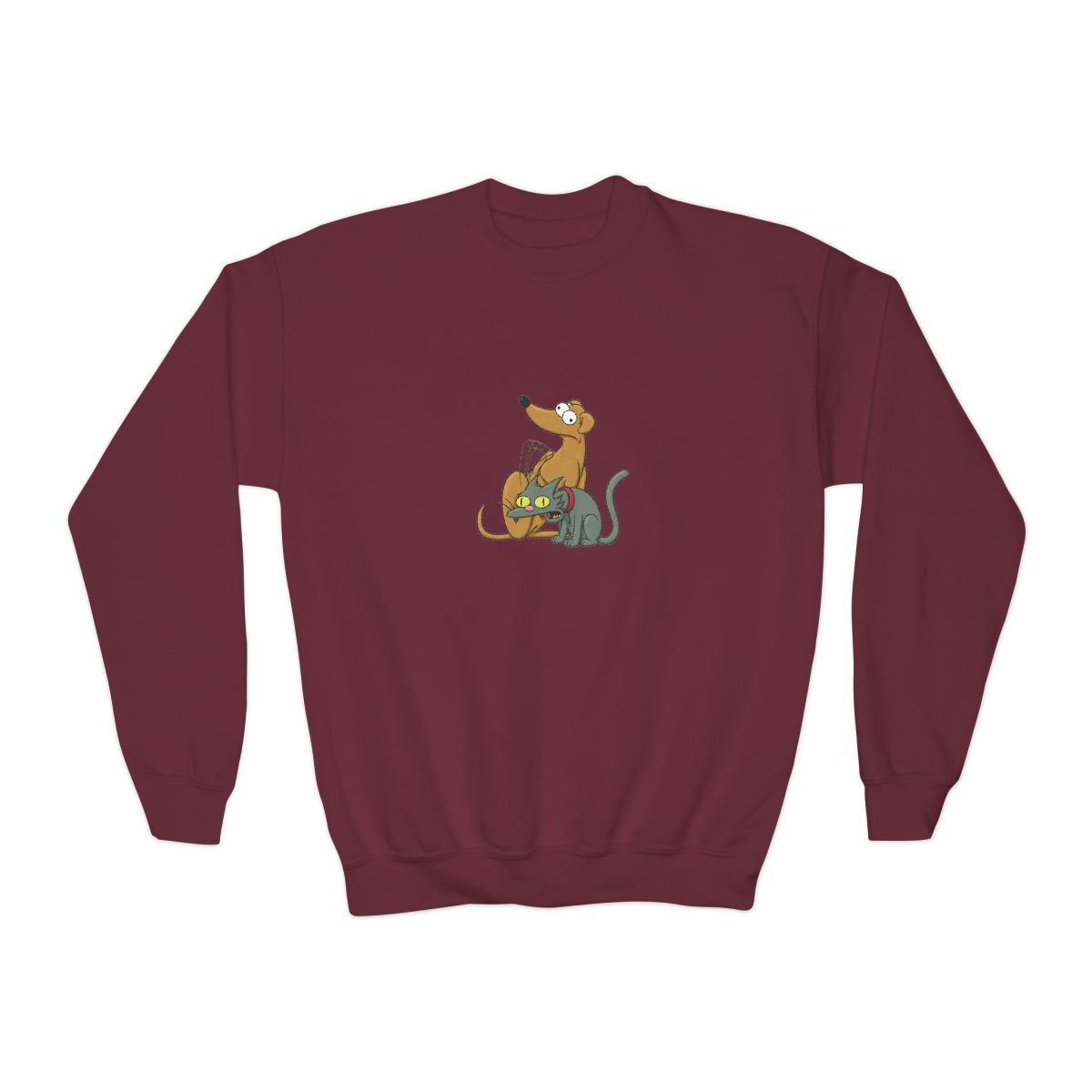 The Simpsons Family Pets Crew Kids T-Shirts - alternate angle 4, merchandise