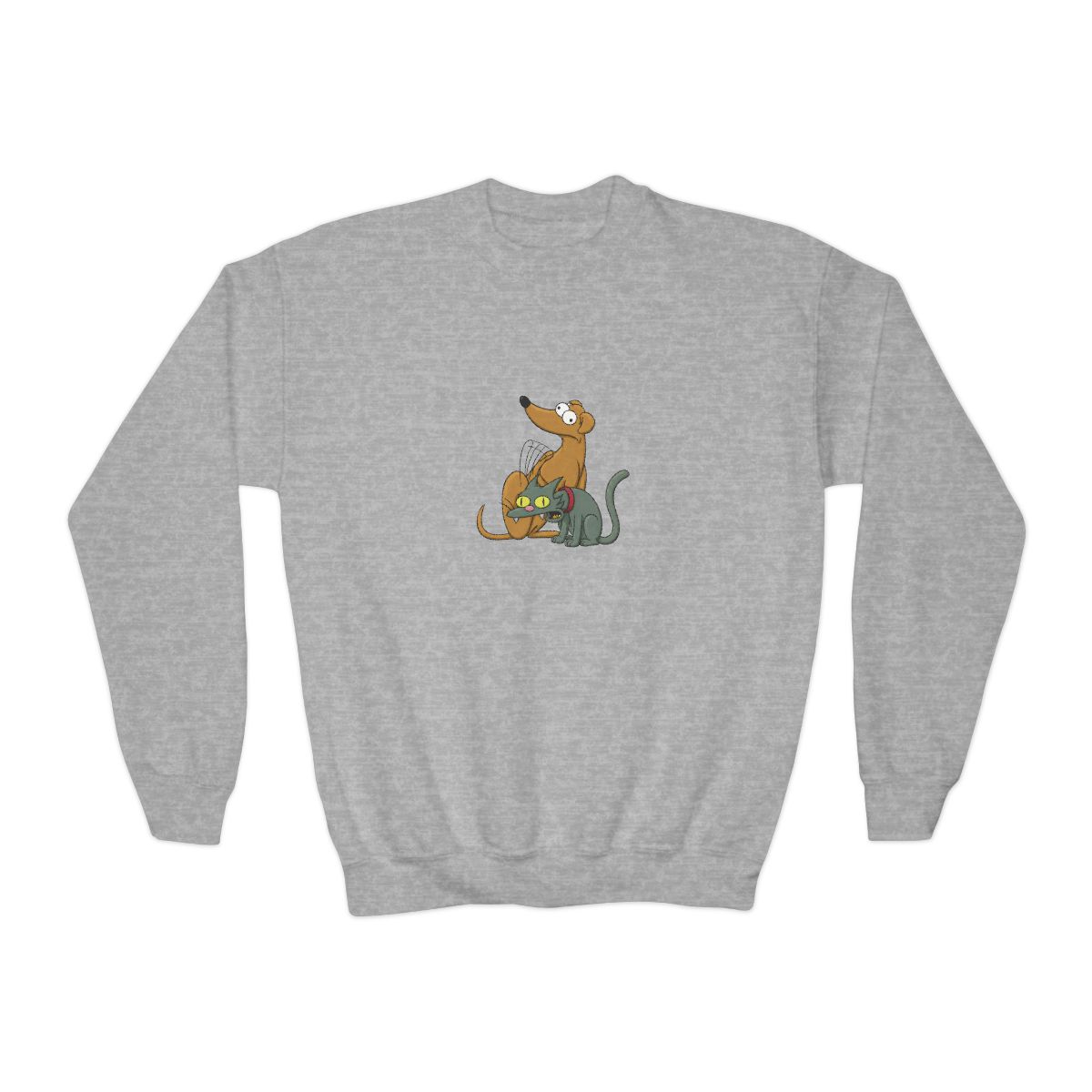 The Simpsons Family Pets Crew Kids T-Shirts - alternate angle 3, merchandise